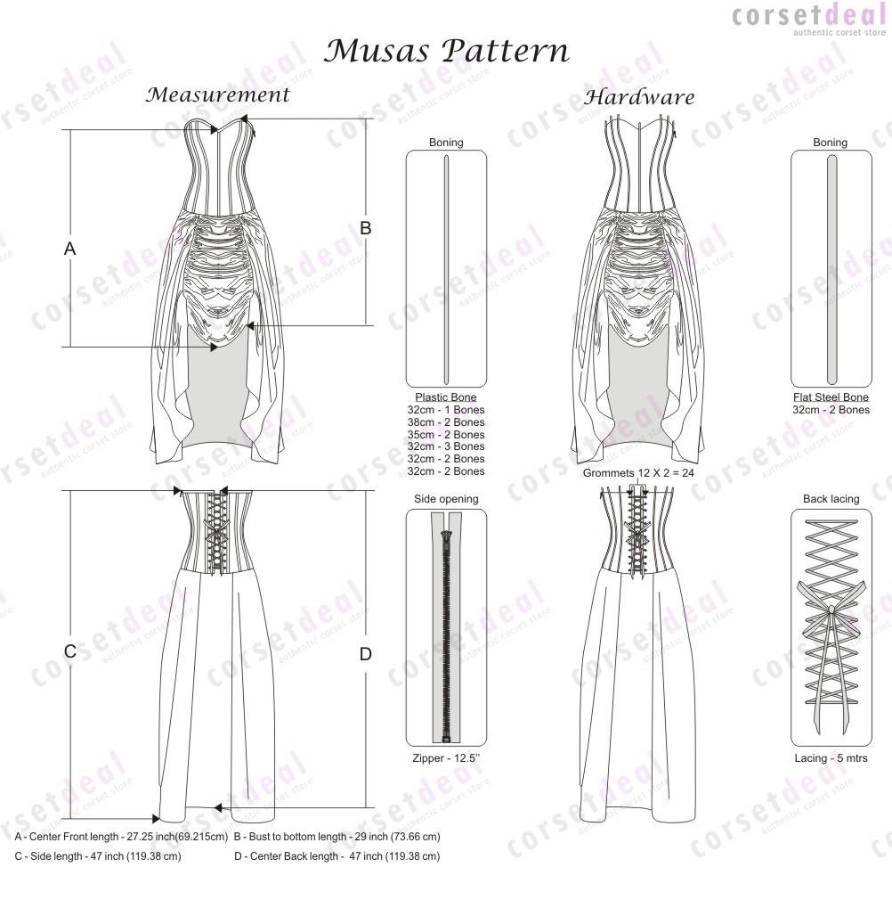 Abdeel Burlesque Fashion Corset