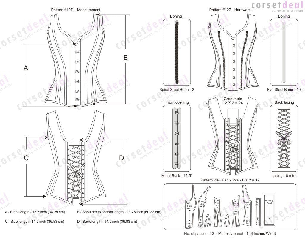 Samara White Corset