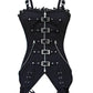 Hazel Cotton Gothic Overbust Long Corset