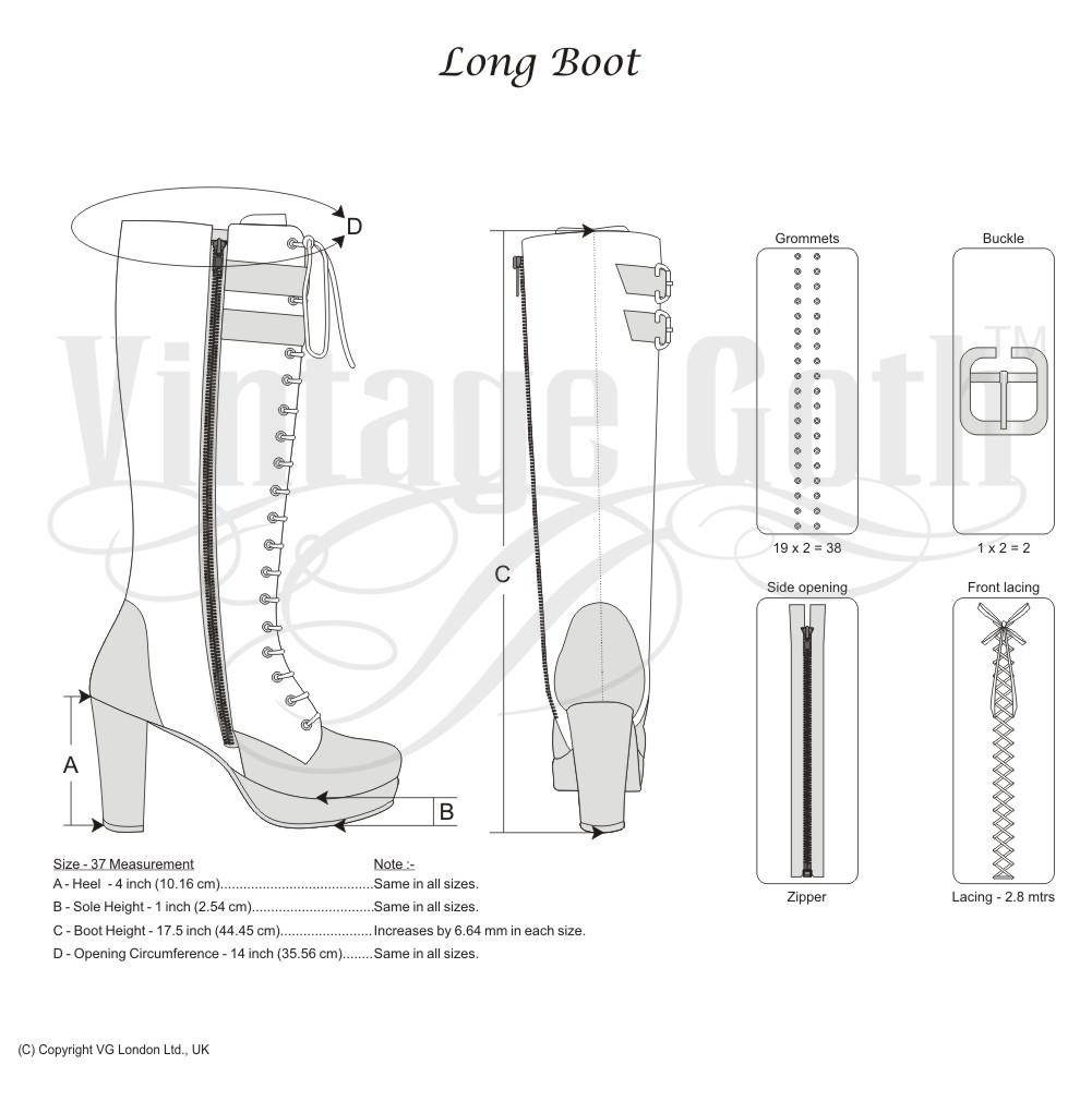 Eubllient Steampunk Boot