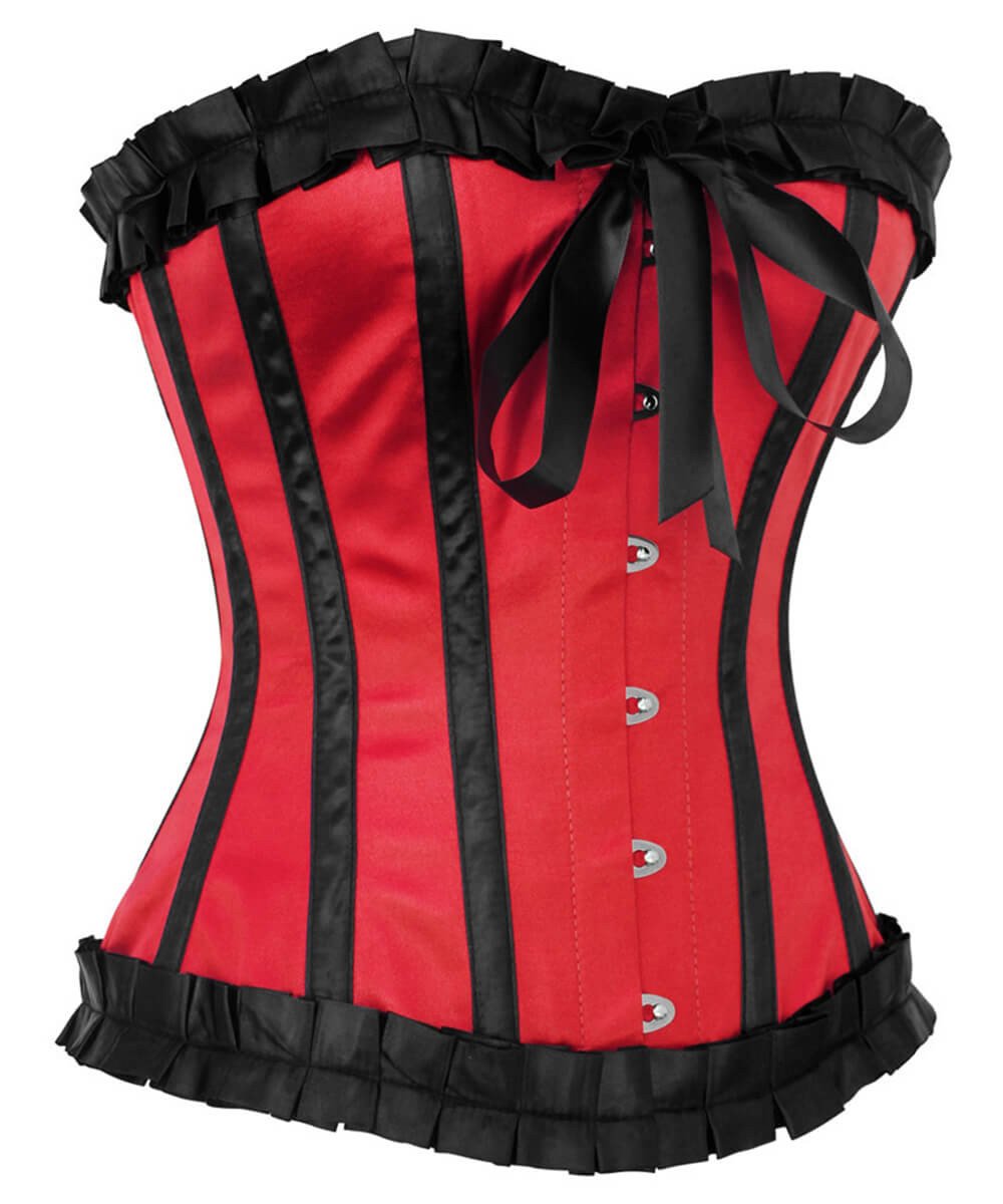 Phelim Burlesque Red Overbust Corset