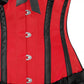 Phelim Burlesque Red Overbust Corset