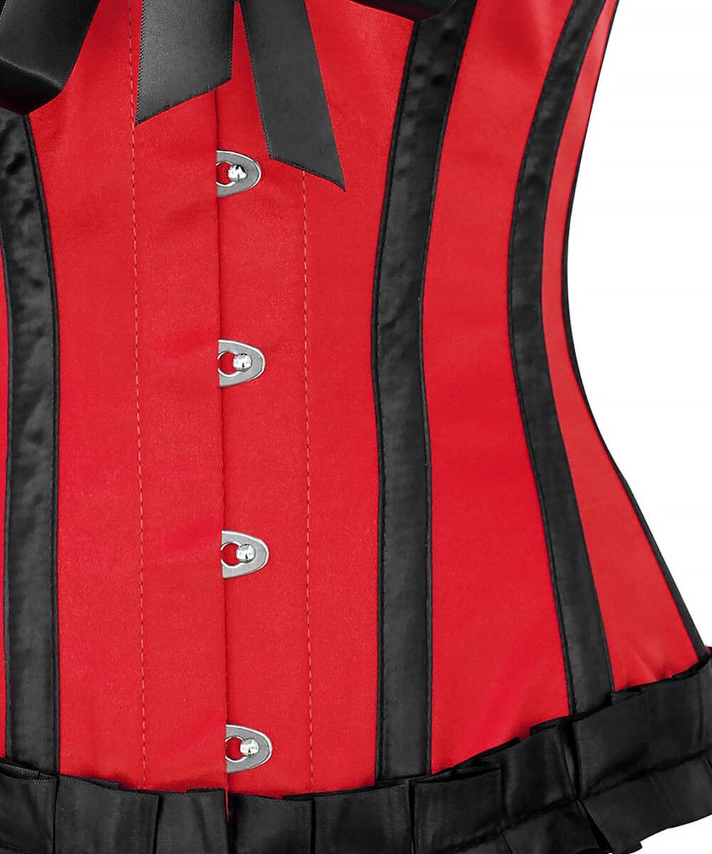 Phelim Burlesque Red Overbust Corset