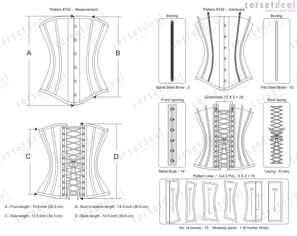 Micah Overbust Corset