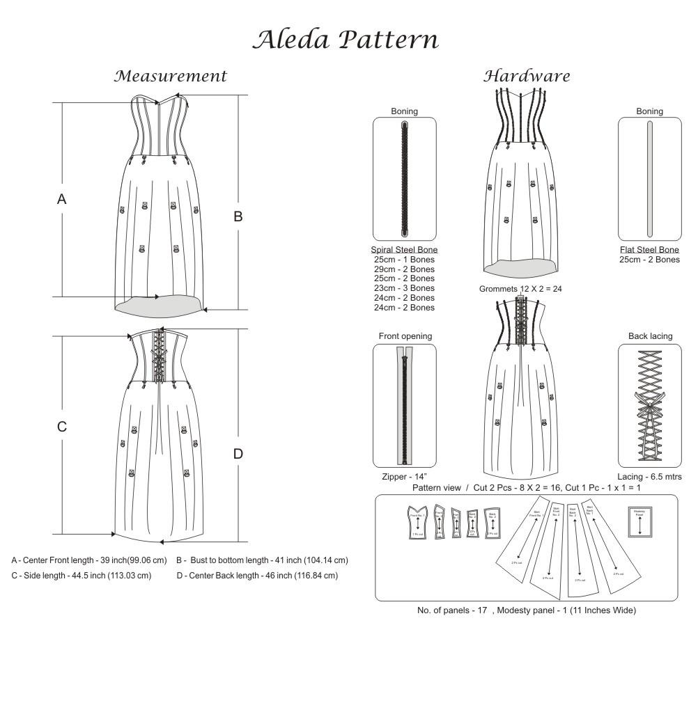 Eliezer Gothic Corset Dress