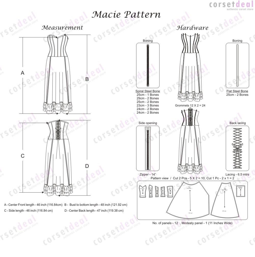 Lucrece Brocade Corset Dress