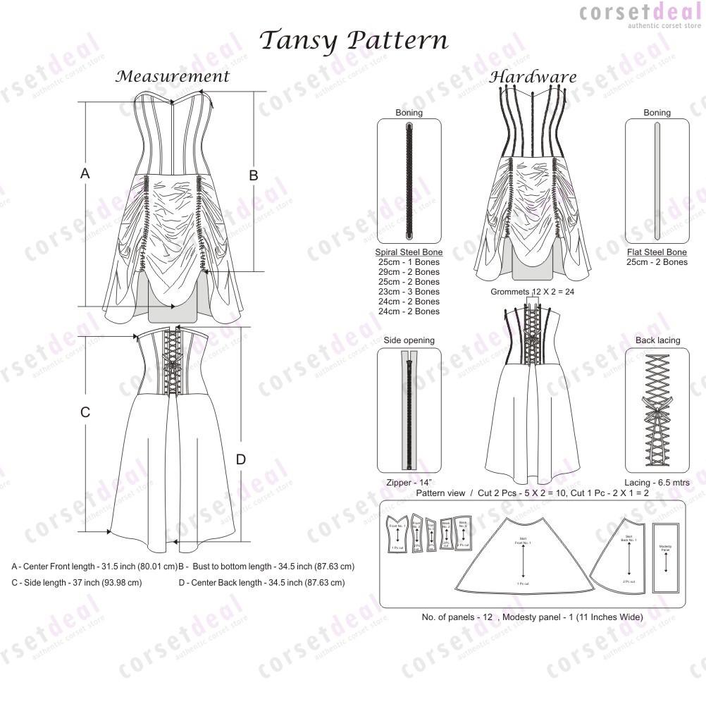 Neill Gothic Corset Dress