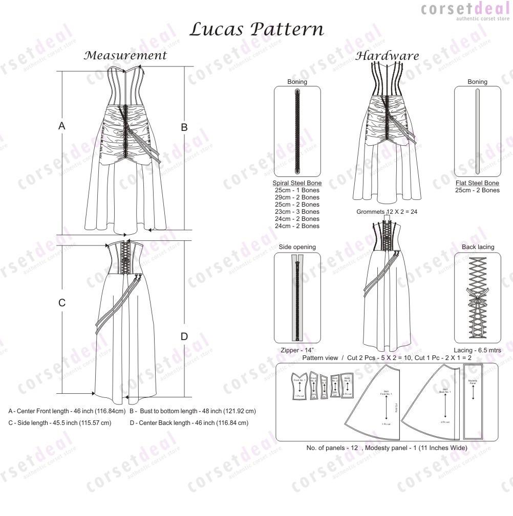 Ogilvie Gothic Corset Dress