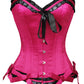 Boell Burlesque Magenta Overbust Corset