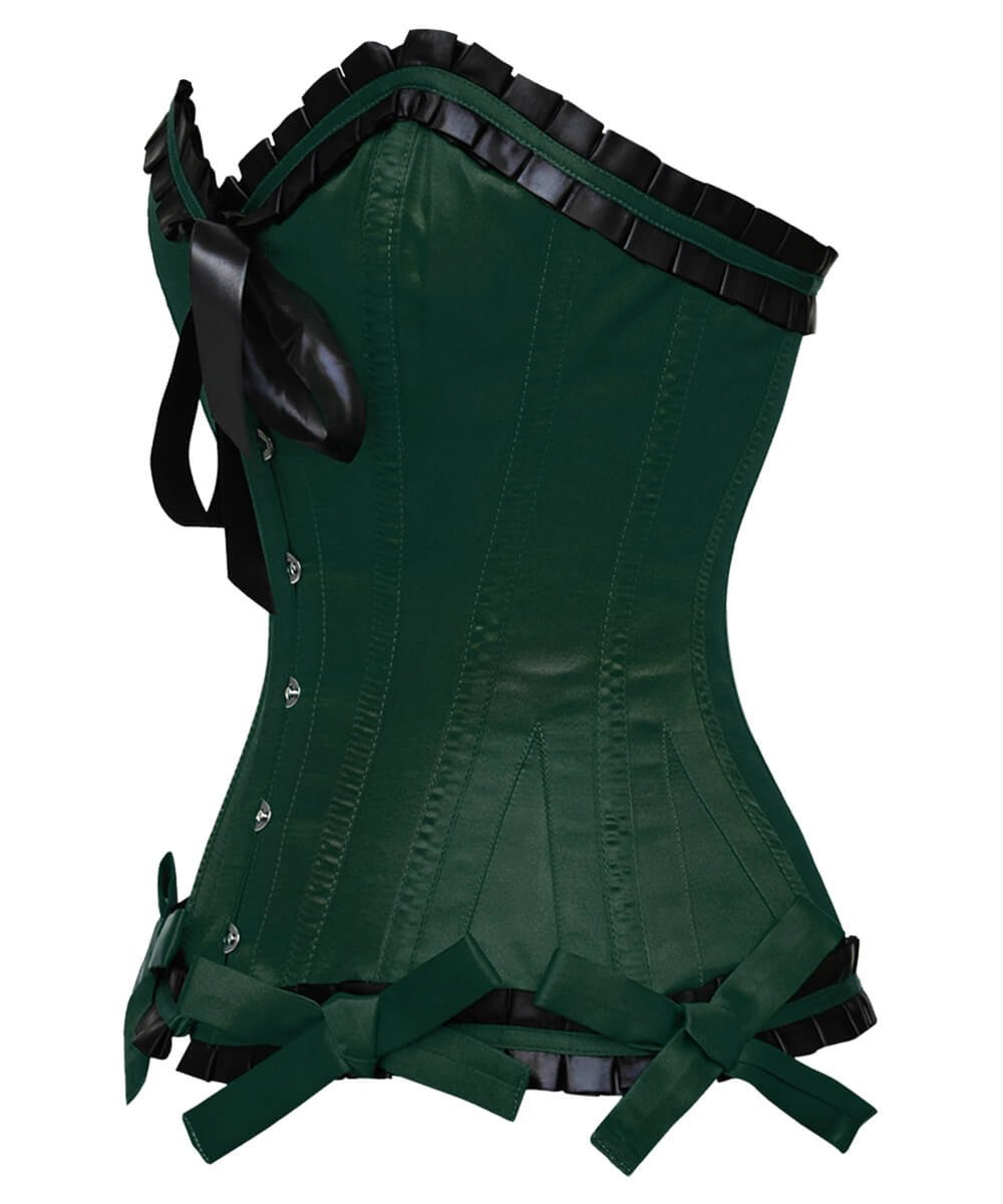 Tedrick Burlesque Green Overbust Corset