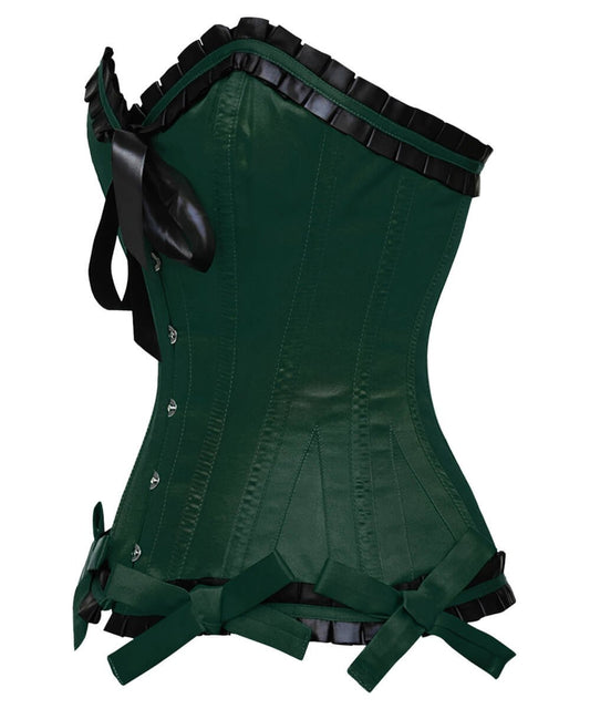 Tedrick Burlesque Green Overbust Corset
