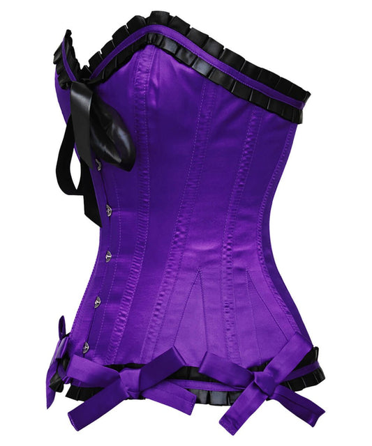 Amhold Burlesque Purple Overbust Corset