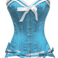 Terell Burlesque Turquoise Overbust Corset