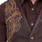 Keifer Steampunk Embroidered Men's Waist Coat