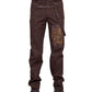 Erchanbold Cotton Steampunk Men's Trouser