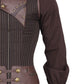 Detlef Steampunk Men's Overchest Corset