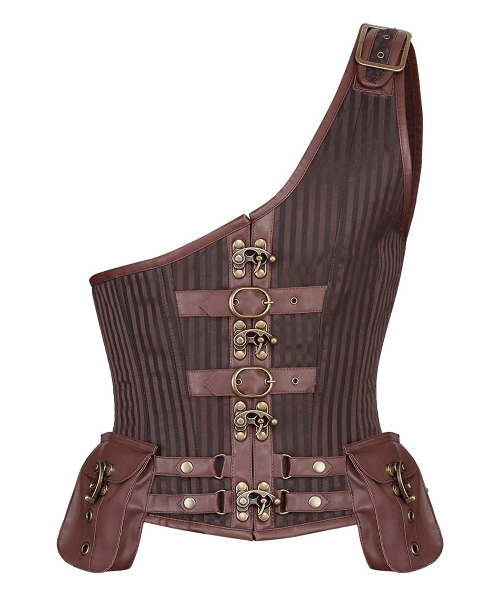 Dettmar Steampunk Men's Midchest Corset