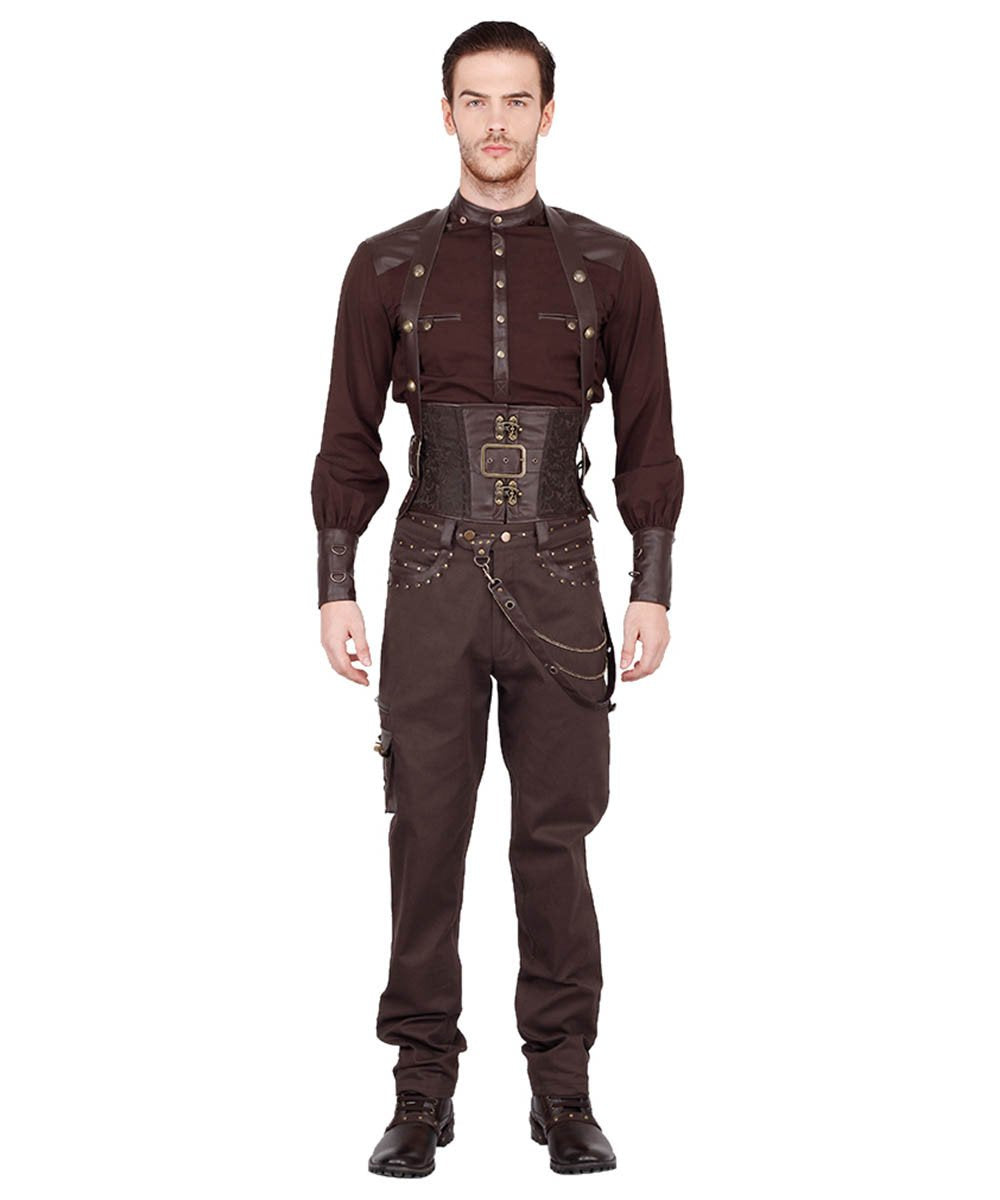 Dieter Steampunk Men's Corset