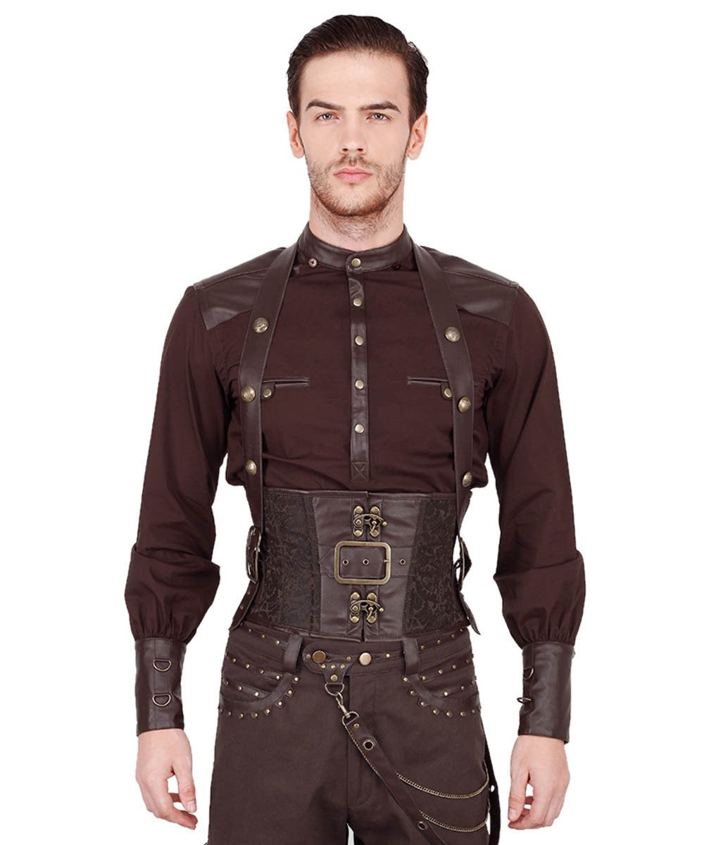 Dieter Steampunk Men's Corset