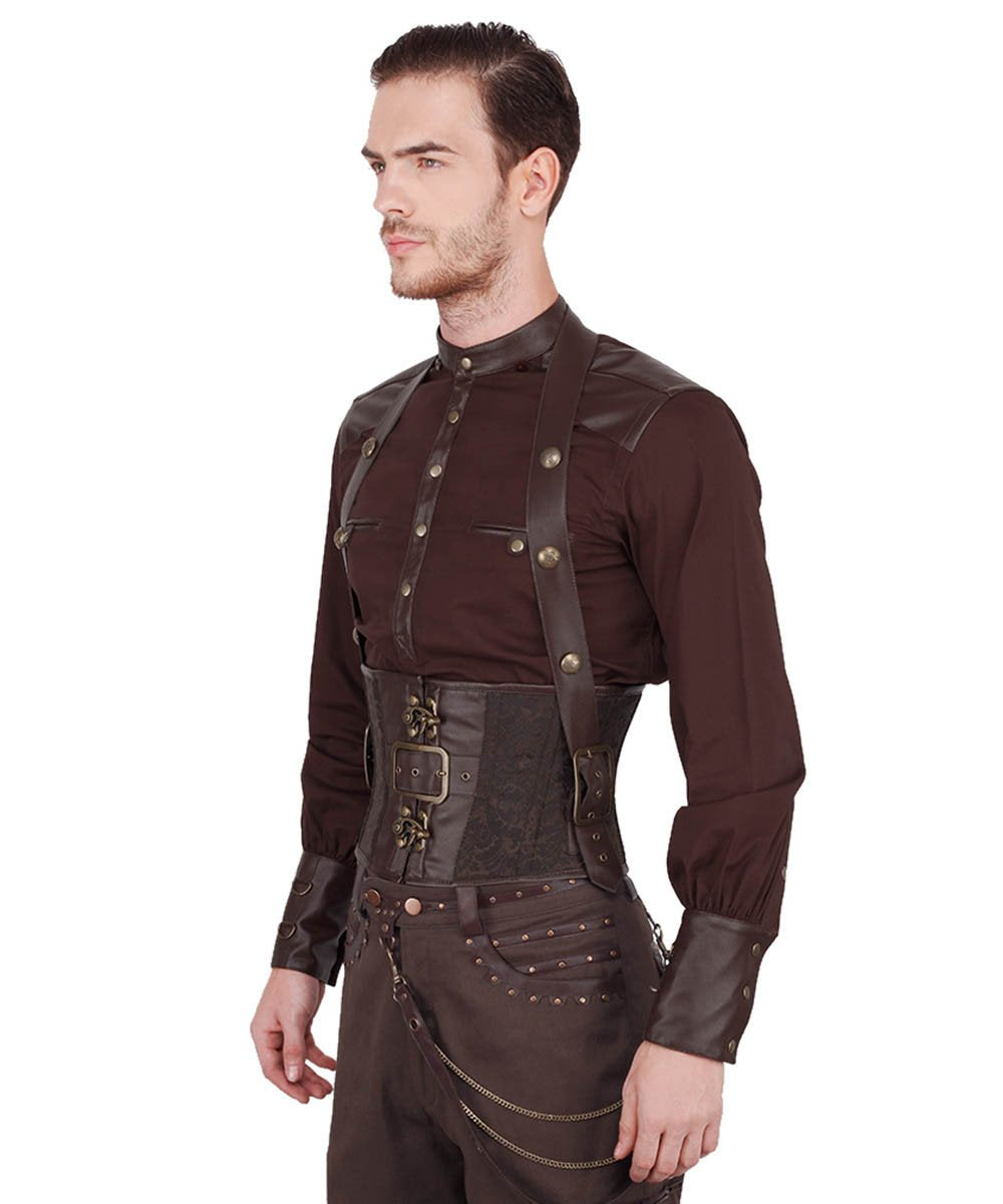 Dieter Steampunk Men's Corset