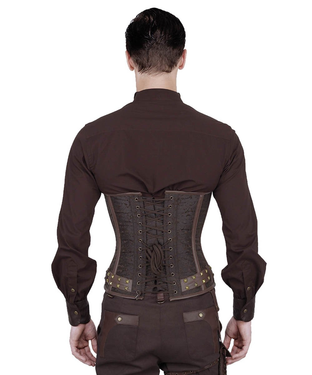 Eberwin Steampunk Men's Corset