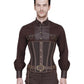 Eberwin Steampunk Men's Corset