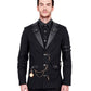 Hahn Steampunk Cotton Single Breasted Men's Jacket