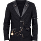 Hahn Steampunk Cotton Single Breasted Men's Jacket