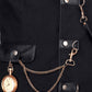 Hahn Steampunk Cotton Single Breasted Men's Jacket