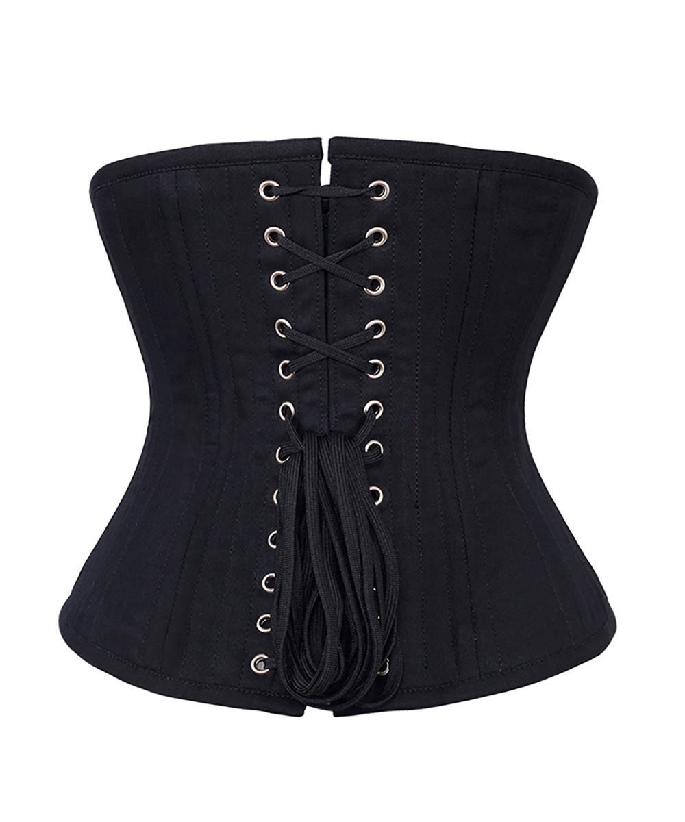 Adelita Cotton Steel Boned Corset Waist Training