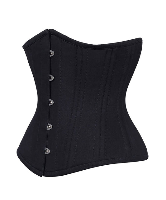Adelita Cotton Steel Boned Corset Waist Training