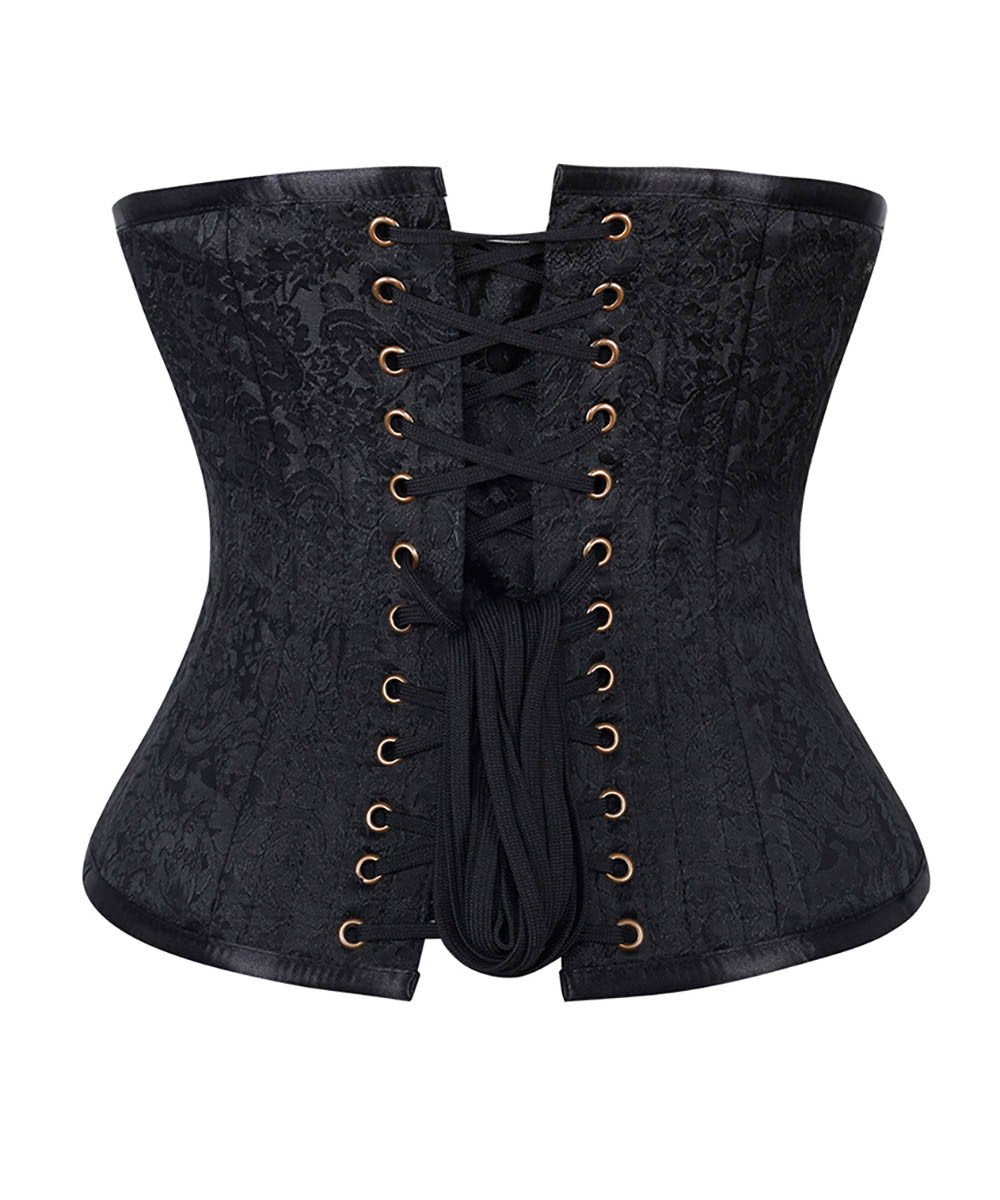 Marina Black Gothic Waist Training Corset