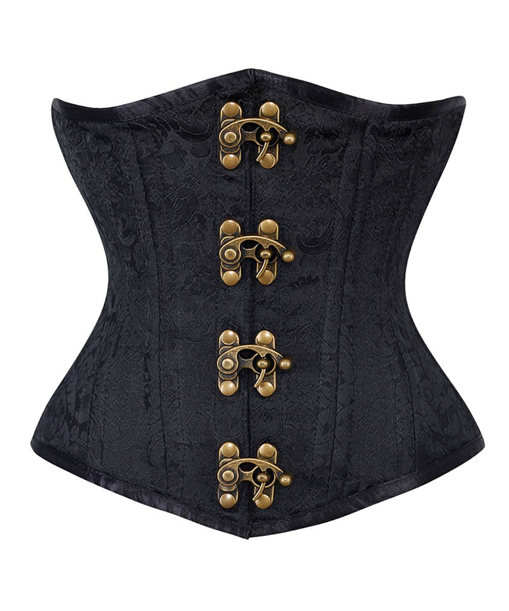Marina Black Gothic Waist Training Corset