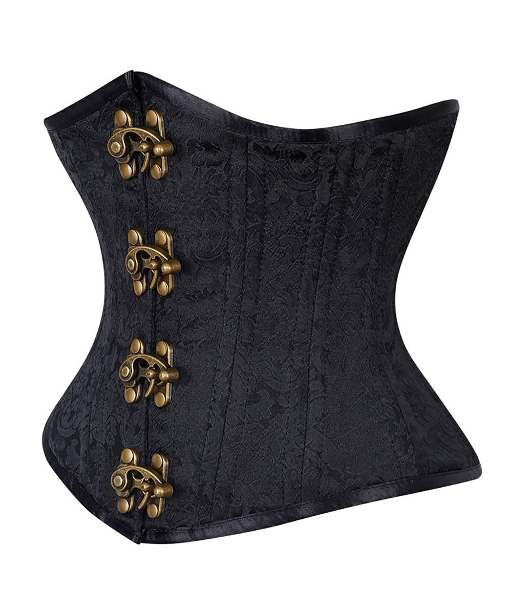 Marina Black Gothic Waist Training Corset