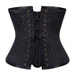 Daysha Black Waist Training Steel Boned Corsets