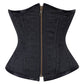 Daysha Black Waist Training Steel Boned Corsets