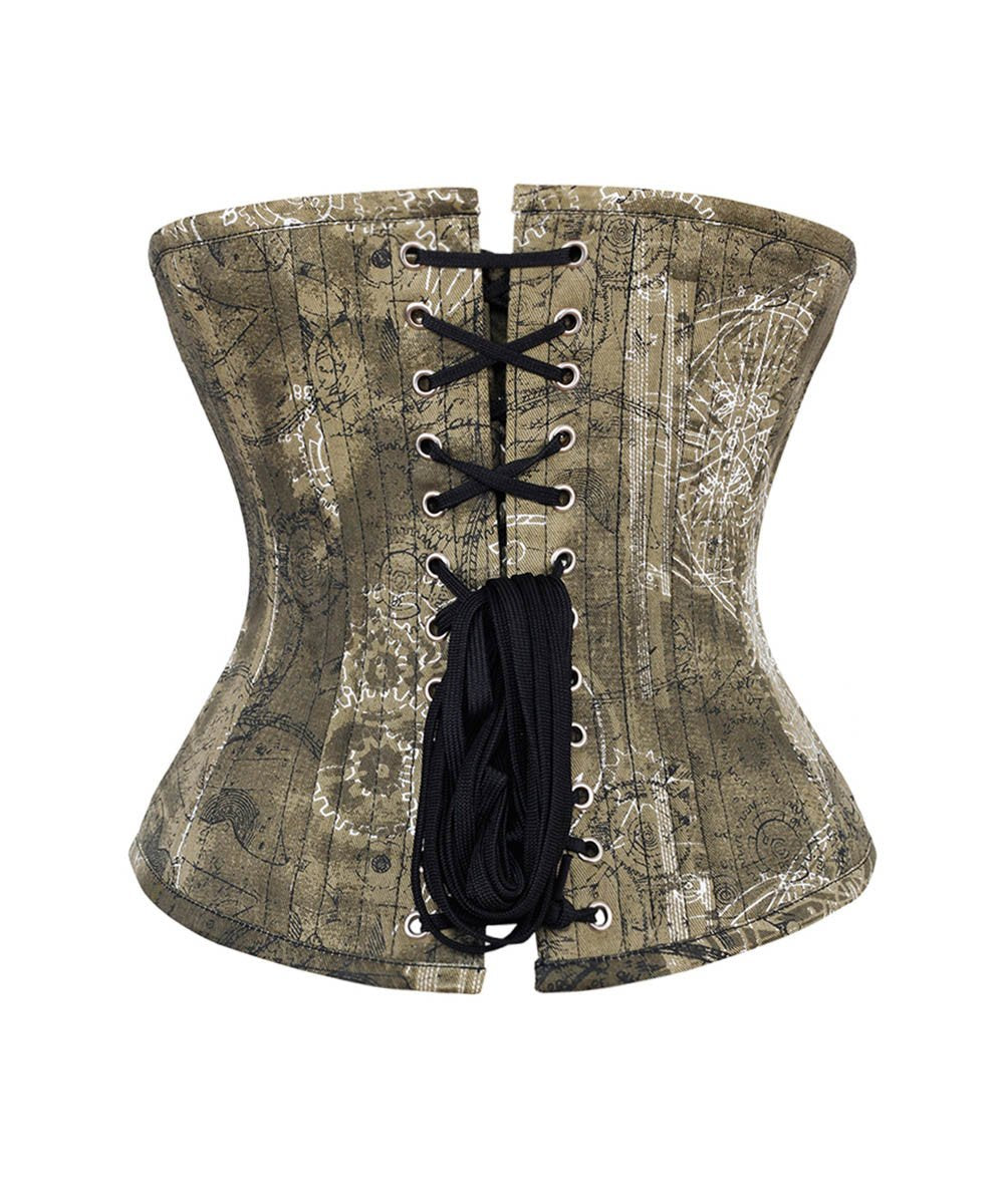 Darby Cotton Waist Training Underbust Corset