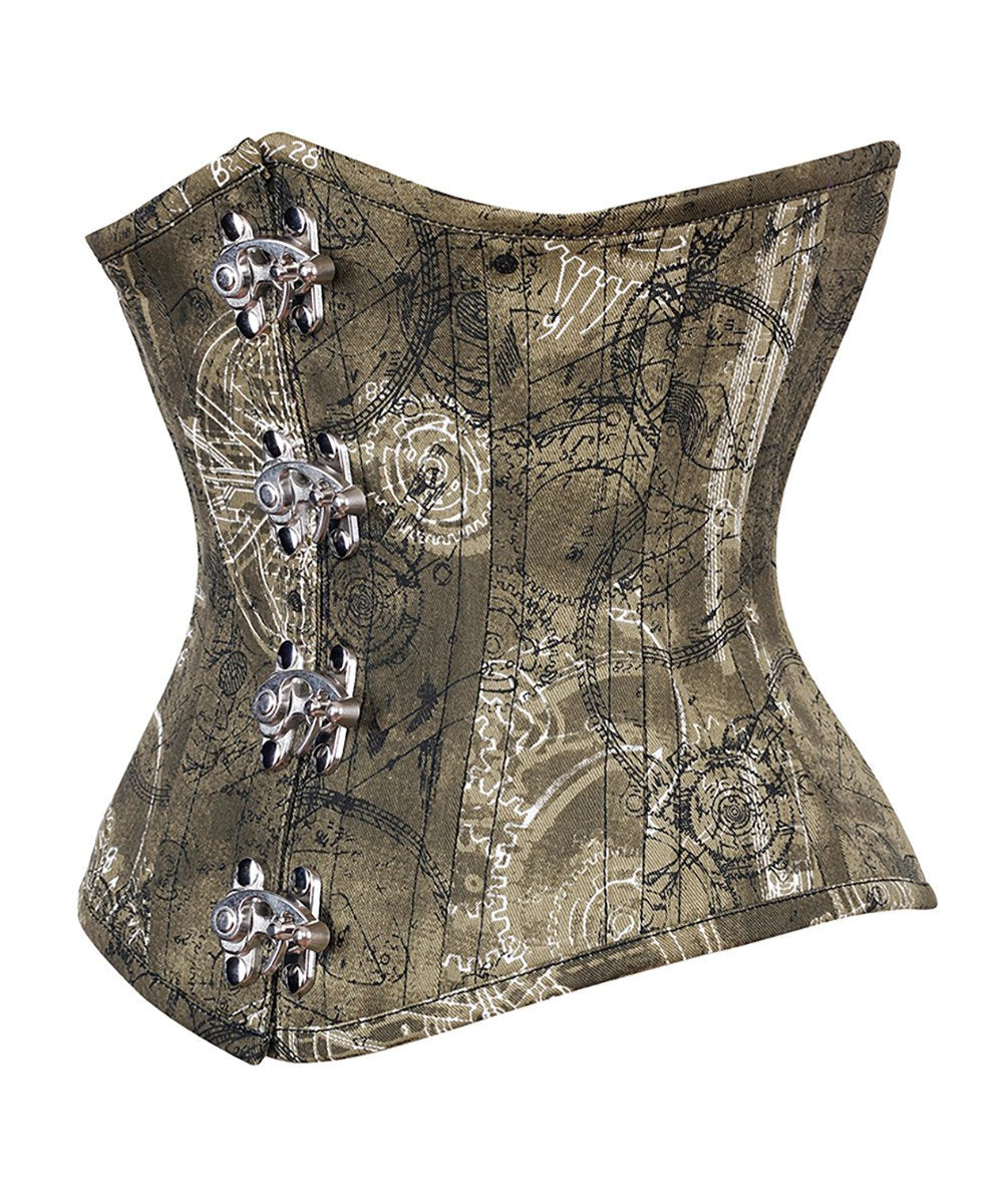 Darby Cotton Waist Training Underbust Corset
