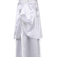 Ordman White Double Layered Skirt