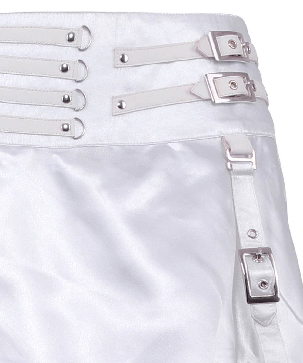 Ordman White Double Layered Skirt