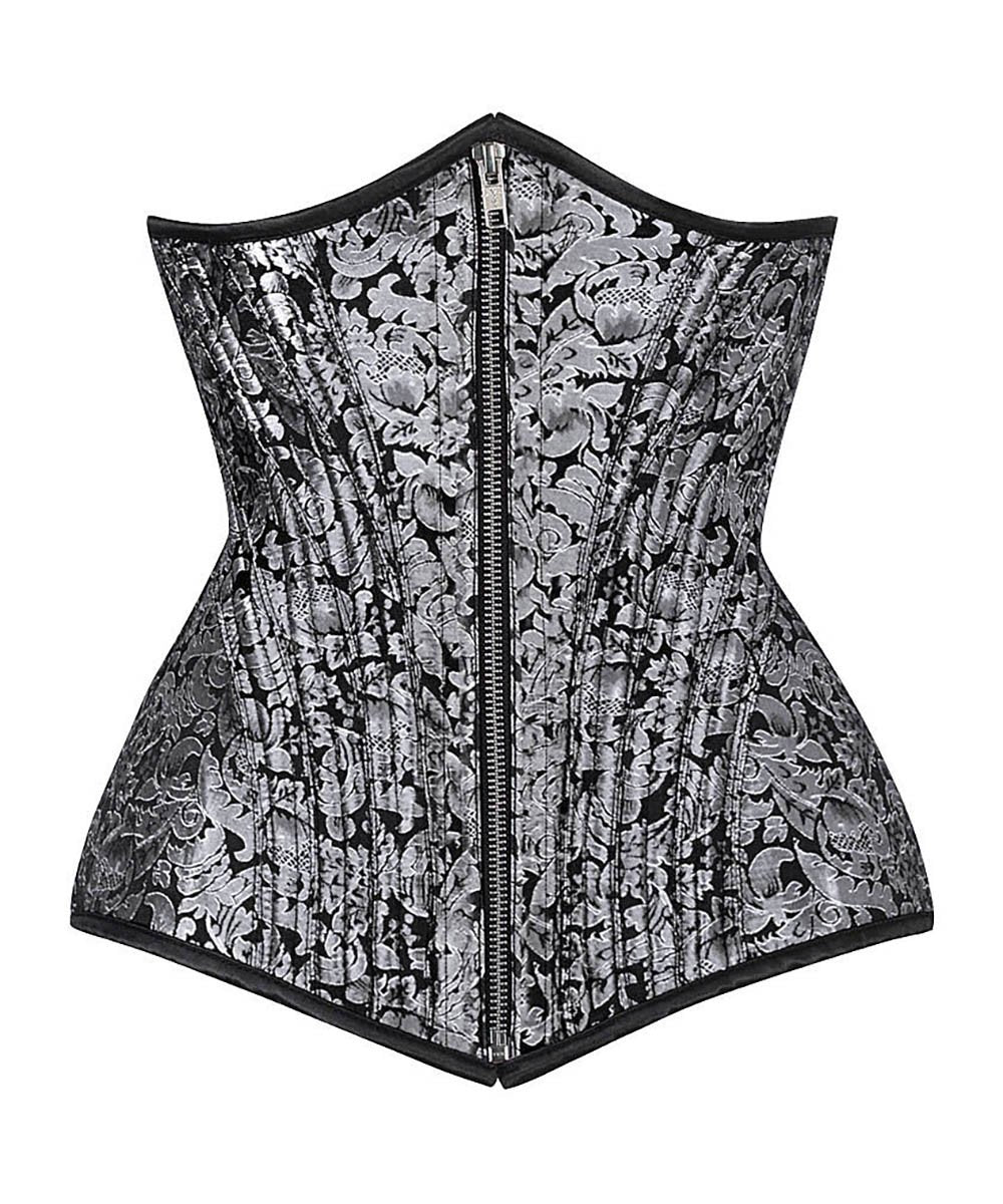 Zuria Waist Training Brocade Corset Underbust