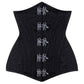 Nighinn Steel Boned Underbust Black Waist Trainer