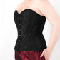 Fina Brocade Overbust Black Corset
