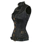 Lucette Steampunk Black Satin Ovrebust Corset