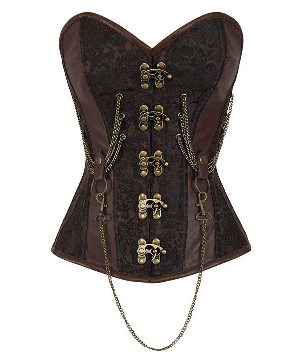 Emmery Steampunk Corset with Chains