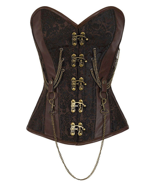 Emmery Steampunk Corset with Chains