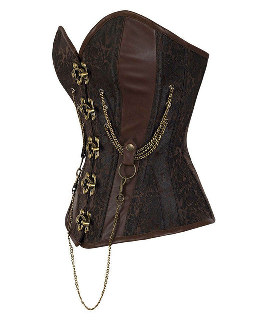 Emmery Steampunk Corset with Chains