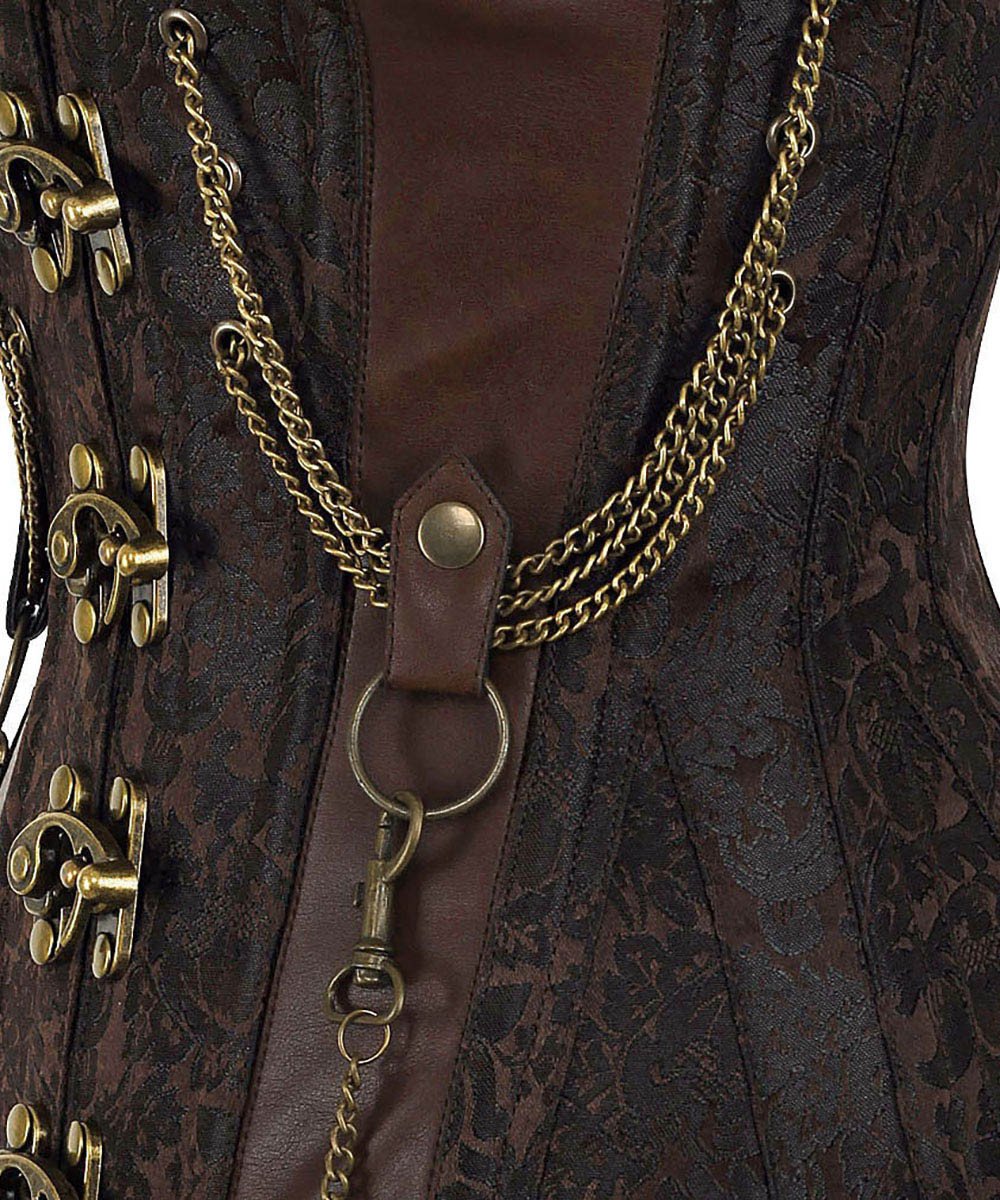 Emmery Steampunk Corset with Chains
