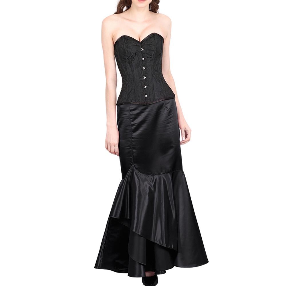 Haine Black Burlesque Fashion Corset