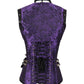 Markos Purple Steampunk Overbust Corset with Shrug